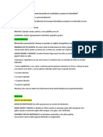 Sesion de Psicomotricidad 4 Años