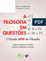 A Filosofia em Questões - o ENADE 2008 de Filosofia