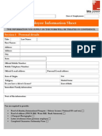 Employee Information Form