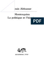 Louis Althusser 2003 - Montesquieu, La Politique Et L'histoire