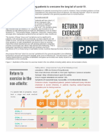 Return To Exercise" - Helping Patients To Overcome The Long Tail of Covid-19