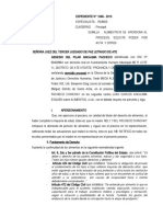 Se Apersona Al Proceso y Poder Por Acta, Alimentista Adquirio Mayoria Edad - Genesis Del Pilar Ancajima Pacheco, 3 Ate, Hija de Pacheco Chinchay Nely Ysel Alimentos