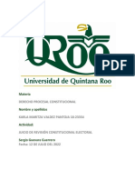 Actividad, Juicio de Revisión Constitucional Electoral KMVP