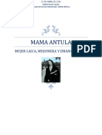 Mama Antula, Mujer Laica, Misionera y Emancipadora