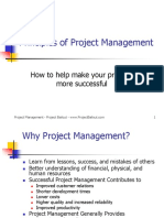 Principles of Project Management