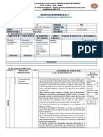 Sesión de Aprendizaje N°2 - 2022