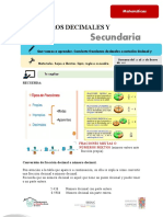 Secundaria: º 1.-Numeros Decimales Y Enteros