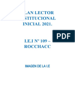 Plan Lector de La I.E. I #109 de Rocchacc