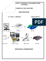 16mec324 Cad Cam Cim Question Bank