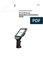 BT-A700 Series Application Development Guide: Handheld Mobile Computer