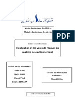 Cautionnement - Exécution Et Voies de Recours