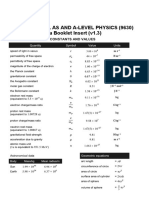 Oxford AQA A Level Physics Unit 3 Insert Jan19