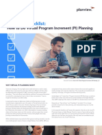 Virtual PI Planning Essential Checklist