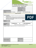 BSBCRT511 SAT - Task 1 - Project Portfolio (Ver. 1)