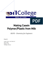 Making Plastic From Milk