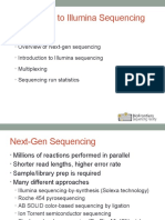 Intro To Illumina Sequencing