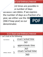 7a Exact and Ordinary Interest