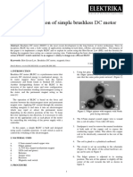 Brushless DC Motor Report