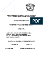 Investigación. Evaluación Económica