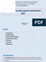 Tumeurs Stromales Gastro-Intestinales (GIST) 