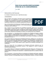 Parametros para La Evaluacion de Las Infraestructuras Res 008