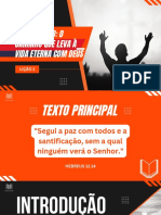 Slides Jovens - Lição 1 - Santificação - Ebd - Texto Áureo