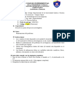 A2. Planteamiento Del Problema - 3ºCB