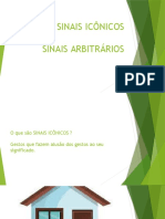 Sinais Iconicos e Arbitrários