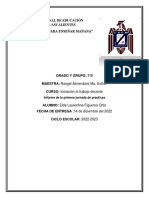 Informe de La Jornada de Practicas Elda Laurentina