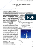 Design Calculation of Wind Turbine Blade