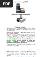 TGA and DTA
