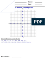 Graphing Four Ordered Puzzle