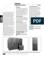 Medium Voltage Equipment: 5-15 KV GM-SG and 38 KV GM38 Metal-Clad Switchgear