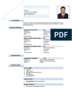 Updated CV of Ikramul Islam