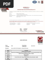 1 CERTIFICADO - DUCTO - INTERFLEX Cert 2609