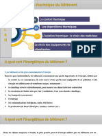 Cours THERMIQUE DU BÂTIMENT