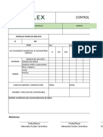 Control de Limpieza Vehiculos