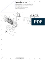 Pionner ddj-sr2 DJ Controller Exploded View and Parts List