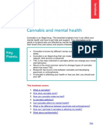 Cannabis and Mental Health Factsheet