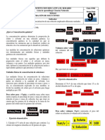 Concentración de Soluciones