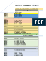 Cronograma de Actividades Por Parciales Vale