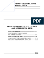 A86&A88-chapter 21 (FRONT CONSTANT VELOCITY JOINTS AND DIFFERENTIAL GEAR)