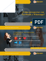 Como Prospectar Con Facebook y Whatsapp