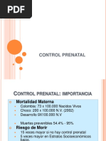 Control Prenatal - Importancia