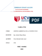 Tarea #02 - Gestion Ambiental en La Construccion