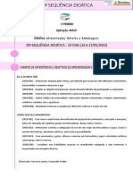 Sequência Didática - Alimentação Rótulos e Embalagens