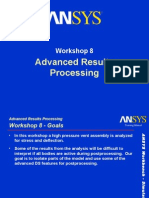 Advanced Results Processing: Workshop 8