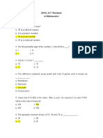 Review Questionnaire in Gen Ed (Math) - 2018with AK