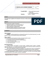 Module 2 Sampling and Data Gathering Techniques