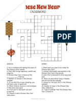 Chinese New Year Crossword